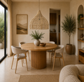 Suspension SOLA en rotin naturel — vue produit 1