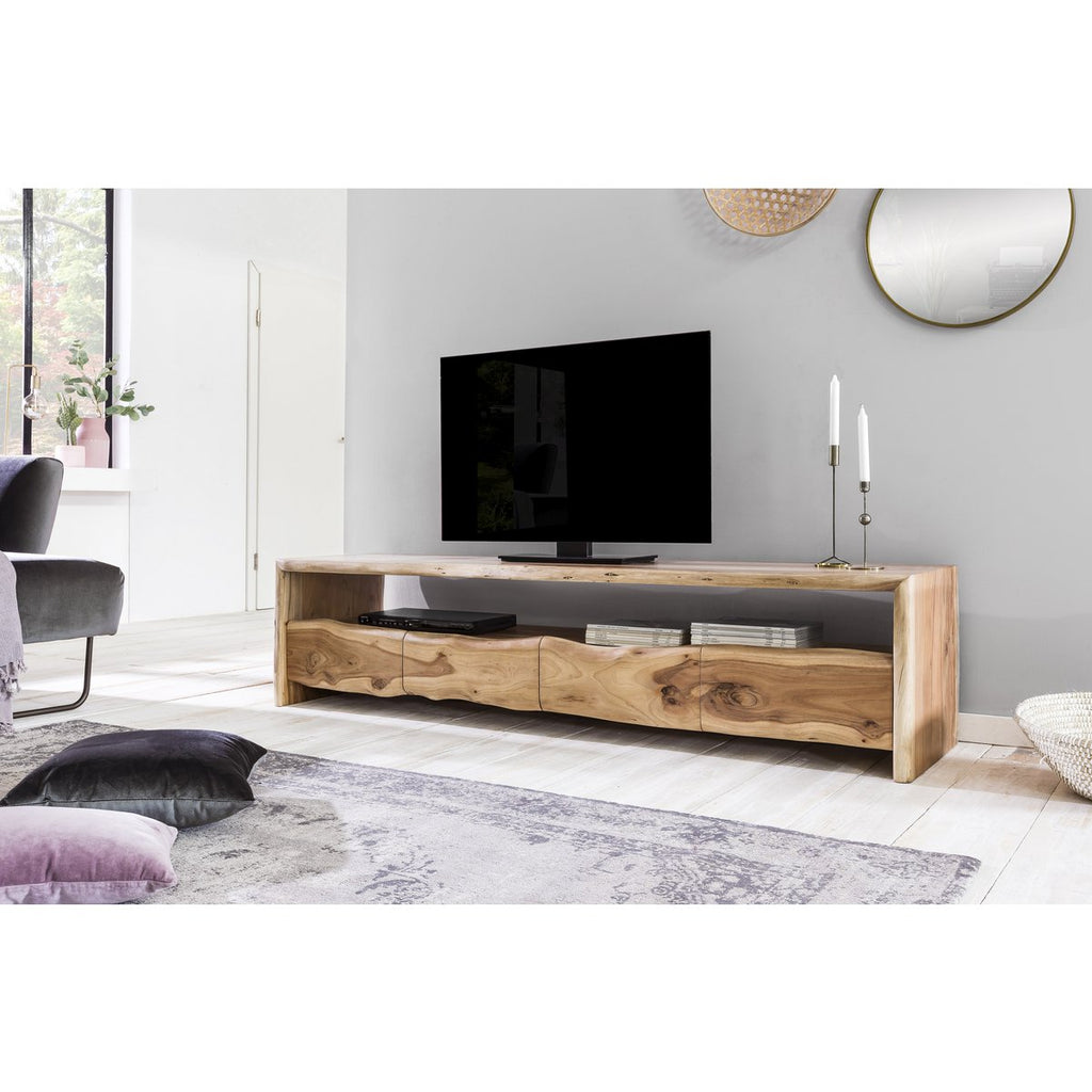 Meuble TV KENZO – Bois Massif Naturel | 190 cm