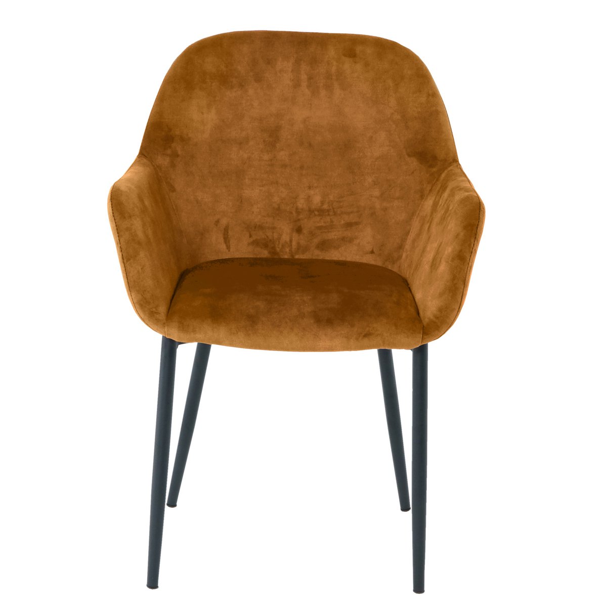 Chaise AMAYA en velours caramel, lot de 2 — vue produit 3