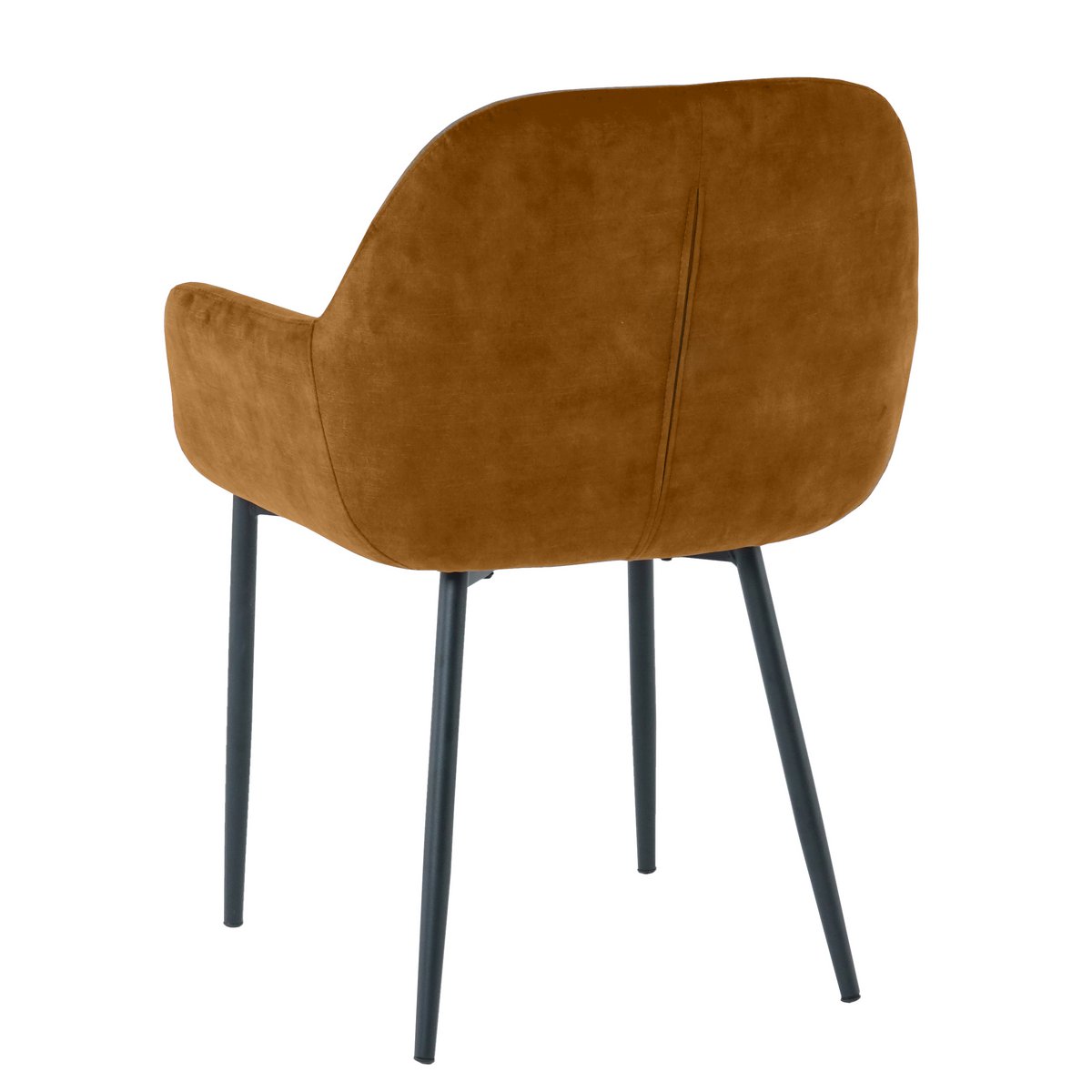 Chaise AMAYA en velours caramel, lot de 2 — vue produit 6