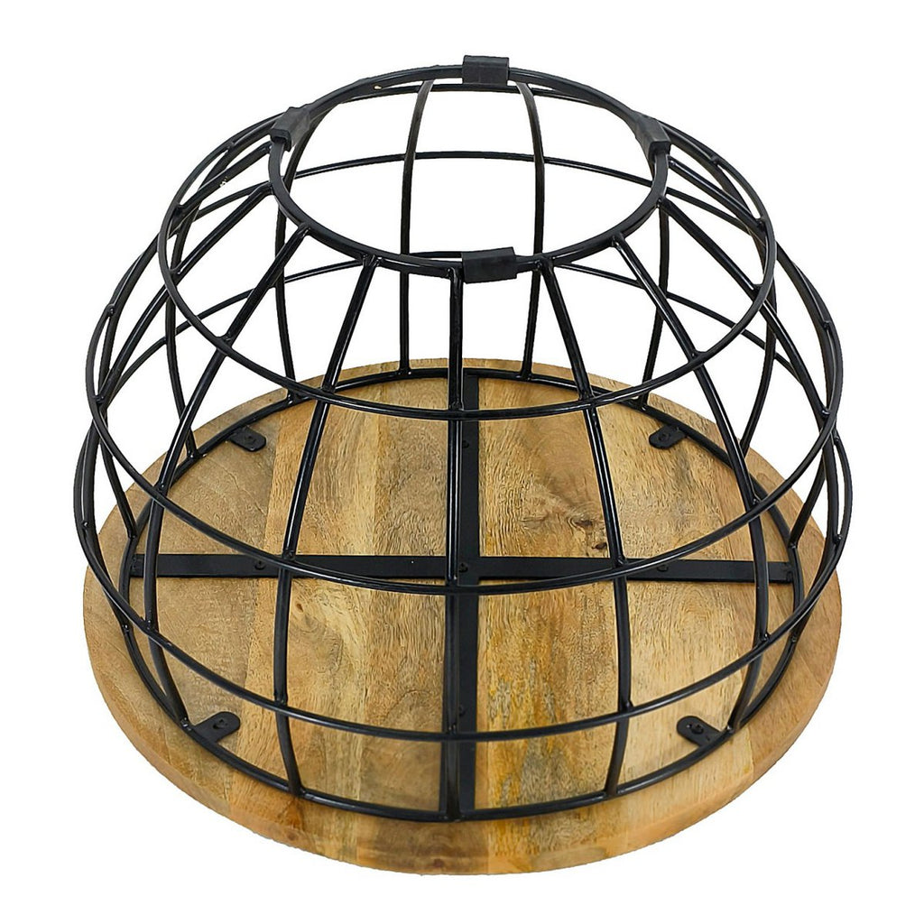 Table basse LEXA – Bois & Métal | Ø 55 cm