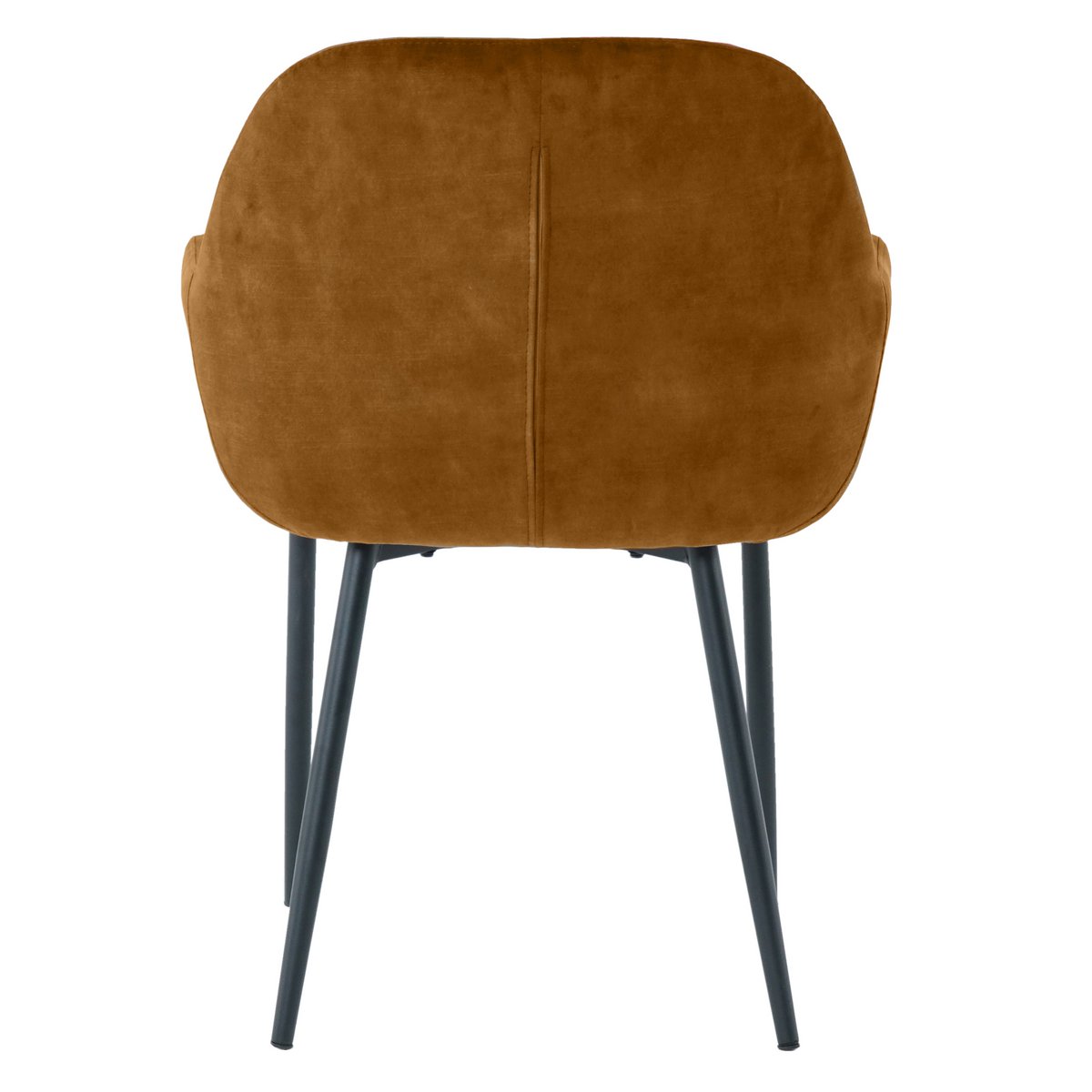 Chaise AMAYA en velours caramel, lot de 2 — vue produit 7