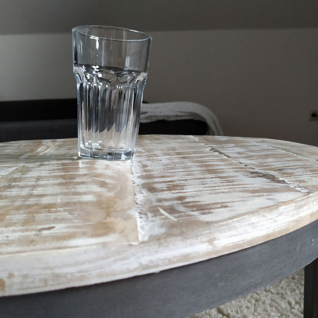 Table basse LEXA en bois et métal — vue produit 11