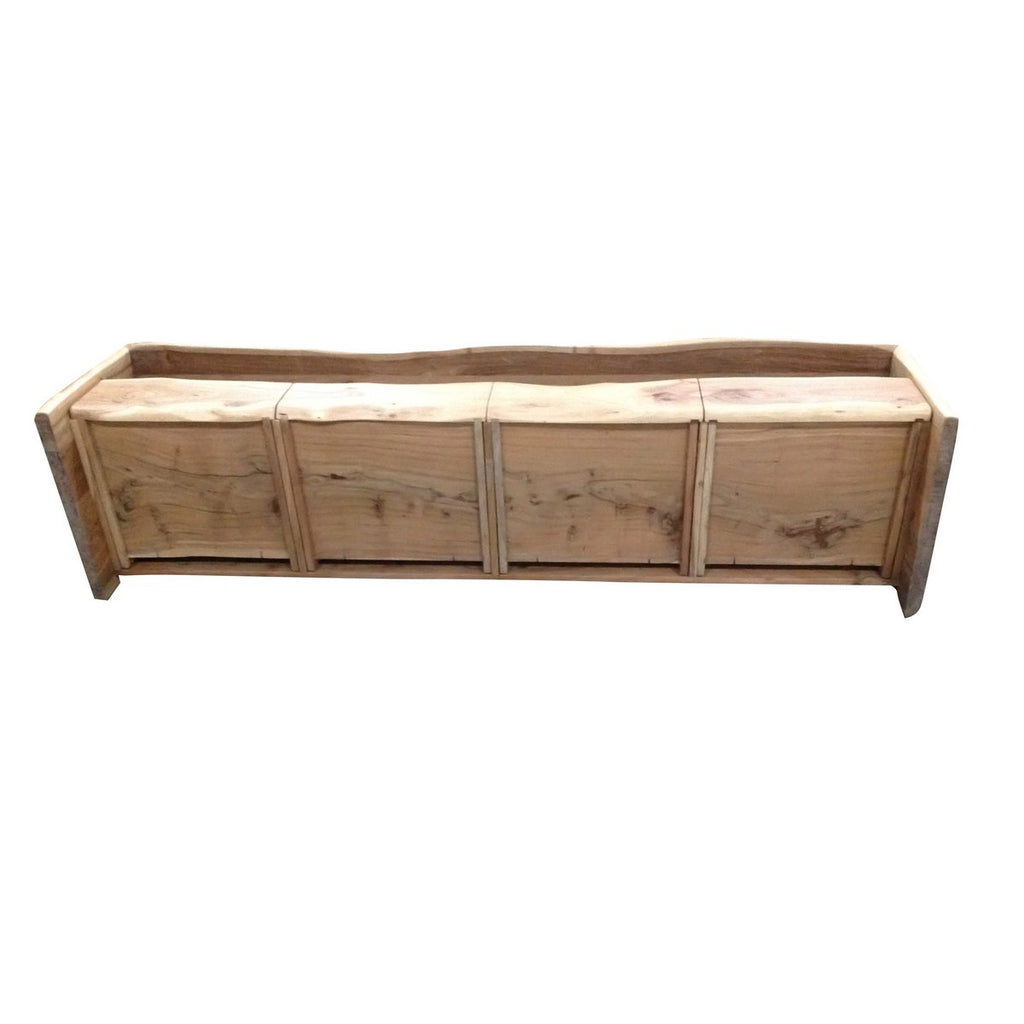 Meuble TV KENZO – Bois Massif Naturel | 190 cm