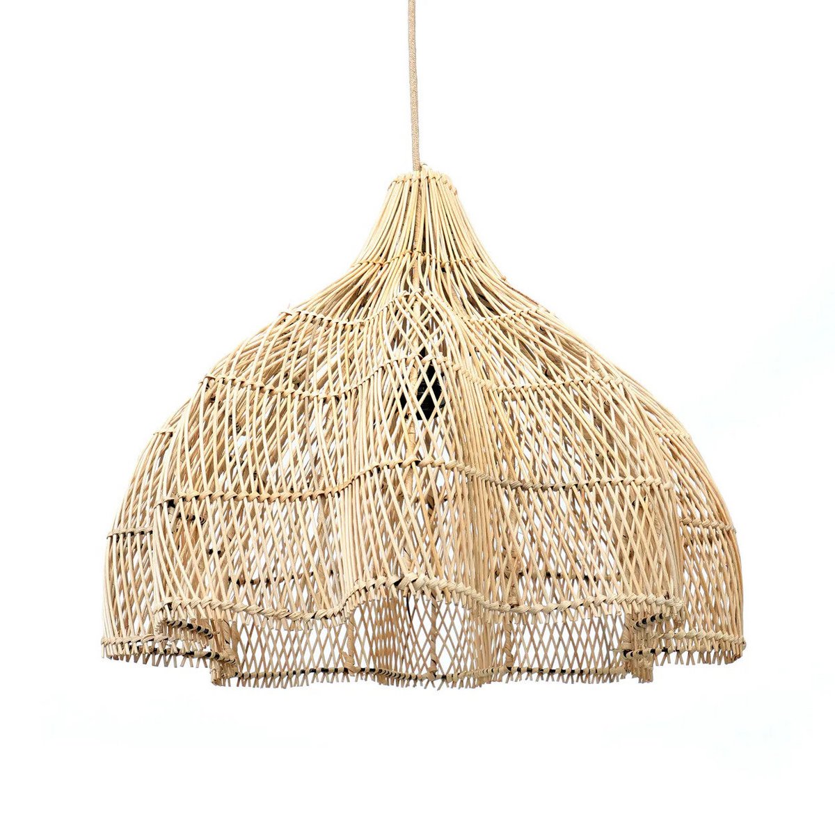 Suspension SOLA en rotin naturel — vue produit 5