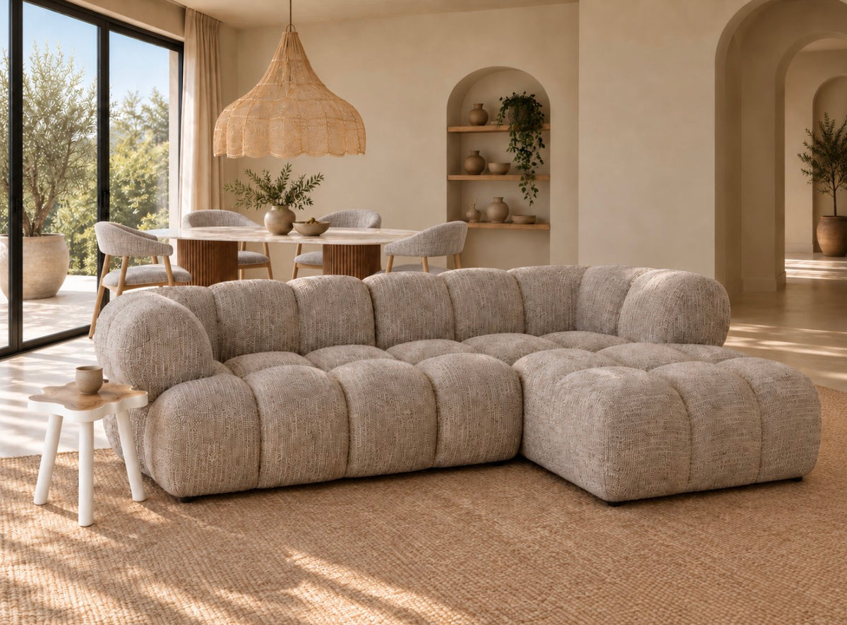 Canapé NOMA – Tissu Bouclé Coco | 2,5 places