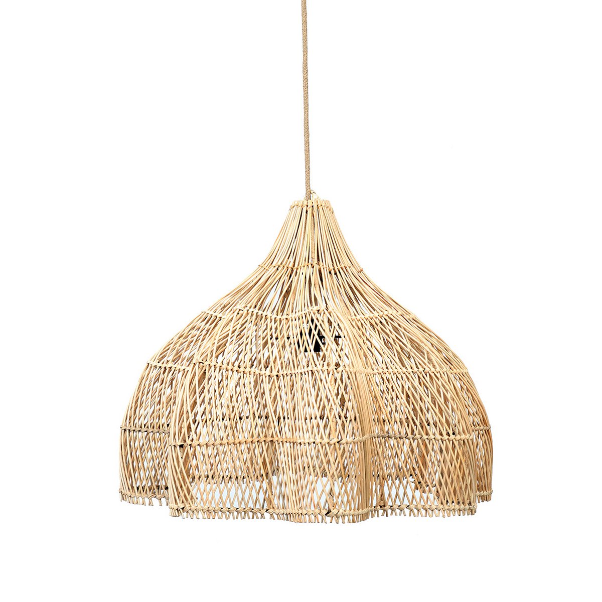 Suspension SOLA en rotin naturel — vue produit 2