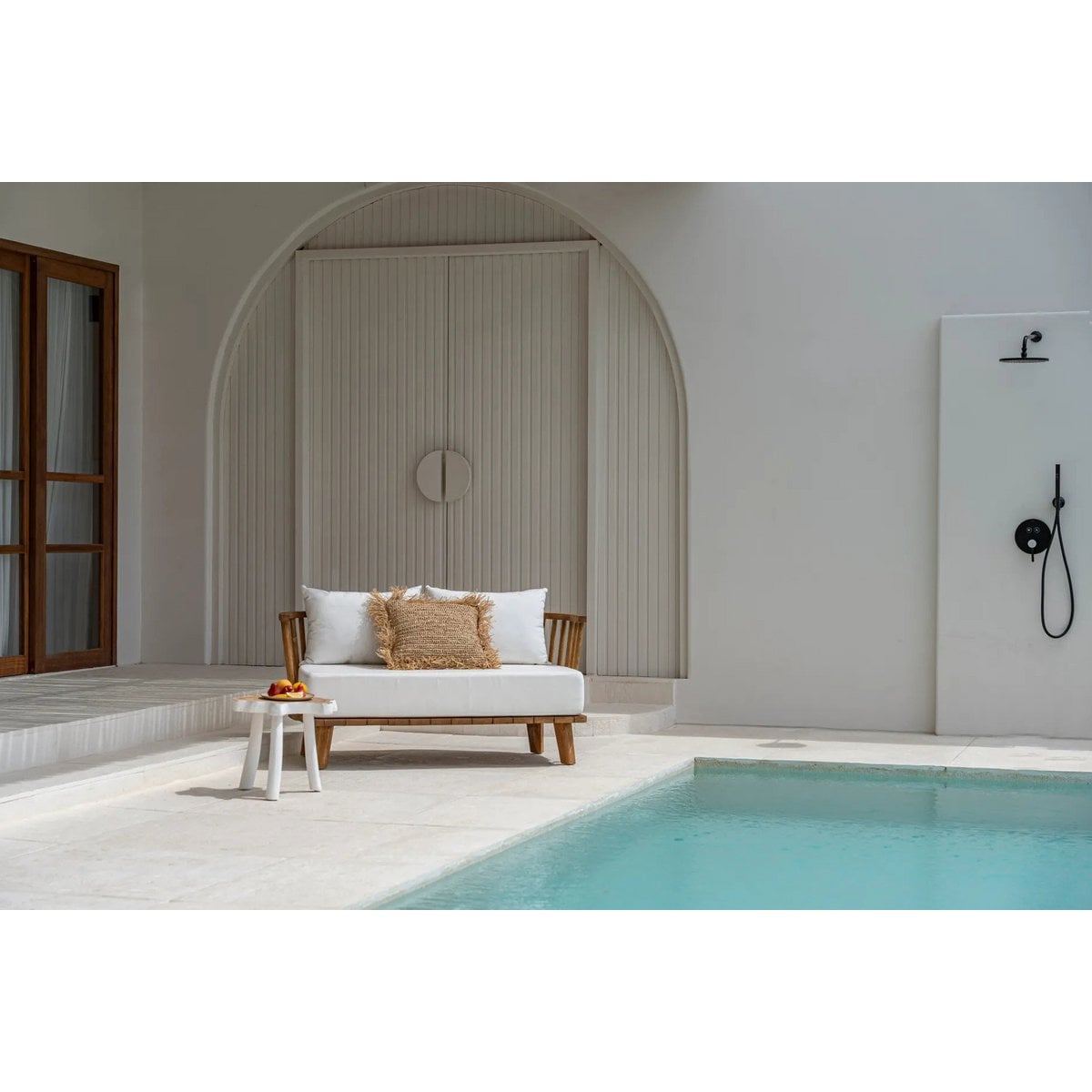 Table d’appoint LUNA – Blanc Naturel