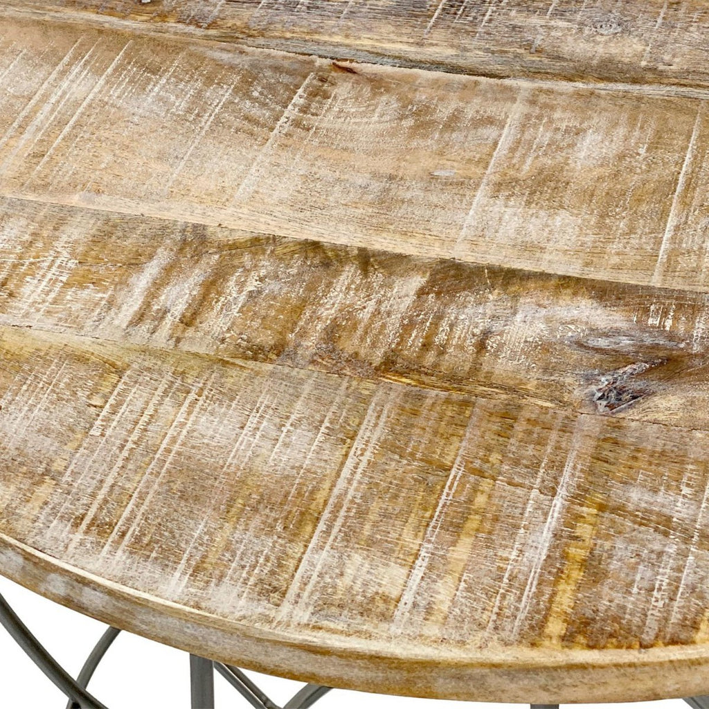 Table basse LEXA en bois et métal — vue produit 7