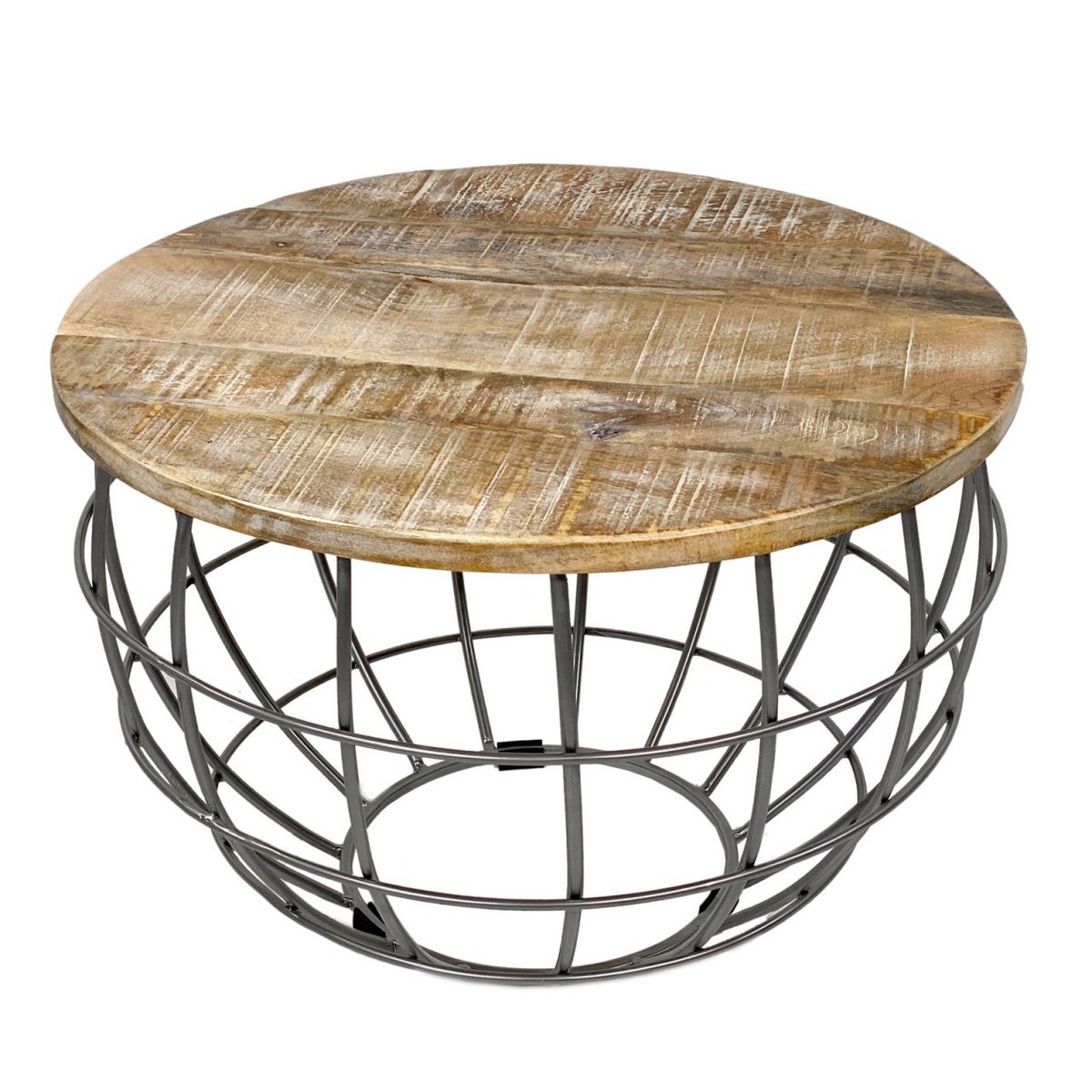 Table basse LEXA en bois et métal — vue produit 4