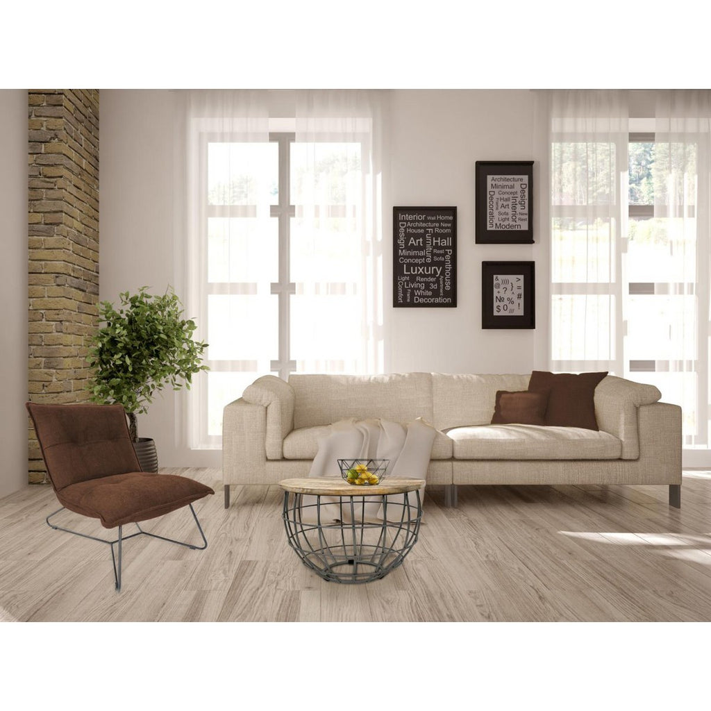 Table basse LEXA en bois et métal — vue produit 10